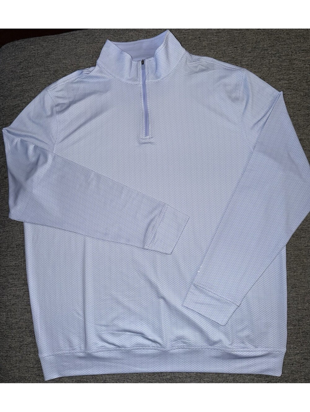 Kenneth Cole New York Men (L) Lavender Golf Collection 1/4 Zip Pullover New $69